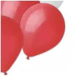 balony bialo czerwoni 10 10 szt