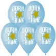 balony born to shine zlota gwiazda niebieski gemar 13 5 szt