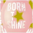 balony born to shine zlota gwiazda rozowy gemar 13 5 szt