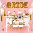 balony bride to be rozowy crystal strong 12 6 szt