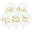 balony candy bar chill dance floor drinks photo booth pastel biale 12 strong 5 szt