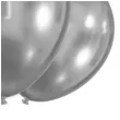 balony chromowane srebrne arpex 12 5 szt
