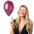 balony classic bordowy metalik gemar 10 100 szt