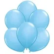 balony classic jasnoniebieskie qualatex 11 6 szt