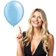 balony classic niebieski metalik qualatex 5 100 szt