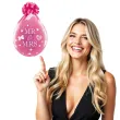 balony crystal mr mrs rozowe qualatex 18 25 szt