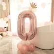 balony cyfra 0 rozowe zloto partypal zestaw