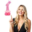 balony cyfra 1 rozowy partypal zestaw