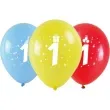 balony cyfra 1 w koronie mix arpex 14 3 szt