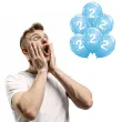 balony cyfra 2 blekitne qualatex 12 6 szt