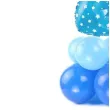 balony cyfra 2 niebieski partypal zestaw