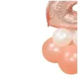 balony cyfra 2 rozowe zloto partypal zestaw