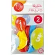 balony cyfra 2 w koronie mix arpex 14 3 szt