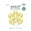 balony cyfra 2 zolty jasny partydeco 13 6 szt