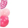 balony cyfra 3 rozowy partypal zestaw