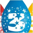 balony cyfra 3 wiszaca mix godan 12 5 szt