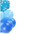 balony cyfra 4 niebieski partypal zestaw