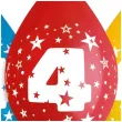 balony cyfra 4 wiszaca mix gemar 12 5 szt