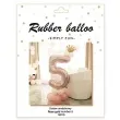 balony cyfra 5 rozowe zloto partypal zestaw