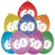 balony cyfra 60 impreza mix folat 12 8 szt