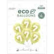 balony cyfra 7 zolty jasny partydeco 13 6 szt