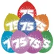 balony cyfra 75 impreza mix folat 12 8 szt