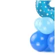 balony cyfra 8 niebieski partypal zestaw