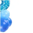 balony cyfra 8 niebieski partypal zestaw
