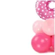 balony cyfra 8 rozowy partypal zestaw