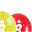 balony cyfra 8 w koronie mix arpex 14 3 szt