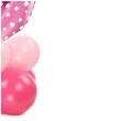 balony cyfra 9 rozowy partypal zestaw