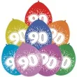 balony cyfra 90 impreza mix folat 12 8 szt
