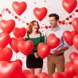 balony czerwone serca dekoracja na dzien kobiet walentynki wesele i zareczyny 50 szt