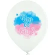 balony d11 boy or girl bialy pastel belbal 12 6 szt