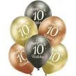 balony d11 glossy happy birthday 10 mix belbal 12 6 szt