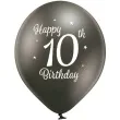 balony d11 glossy happy birthday 10 mix belbal 12 6 szt