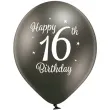 balony d11 glossy happy birthday 16 mix belbal 12 6 szt