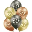 balony d11 glossy happy birthday 60 mix belbal 12 6 szt