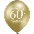 balony d11 glossy happy birthday 60 mix belbal 12 6 szt