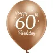 balony d11 glossy happy birthday 60 mix belbal 12 6 szt