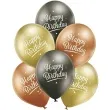 balony d11 glossy happy birthday mix belbal 12 6 szt