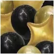 balony dekoracyjny mix czarno zloty partypal zestaw