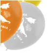 balony dinozaury roar mix folat 13 6 szt
