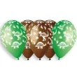balony dinozaury stegosaurus brazowo zielone gemar 13 5 szt