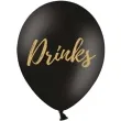 balony drinks czarne 12 strong 50 szt