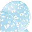 balony dzieciece stopki blekitne grabo 12 5 szt