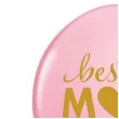 balony dzien matki best mom ever transparetne rozowe qualatex 11 25 szt
