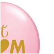 balony dzien matki best mom ever transparetne rozowe qualatex 11 25 szt
