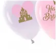 balony eco happy birthday jasnorozowy partydeco 13 5 szt