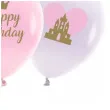 balony eco happy birthday jasnorozowy partydeco 13 5 szt